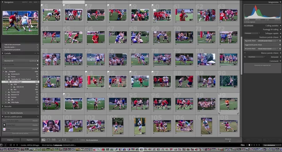 La libreria Lightroom | © SPORTSHOTS Magazine