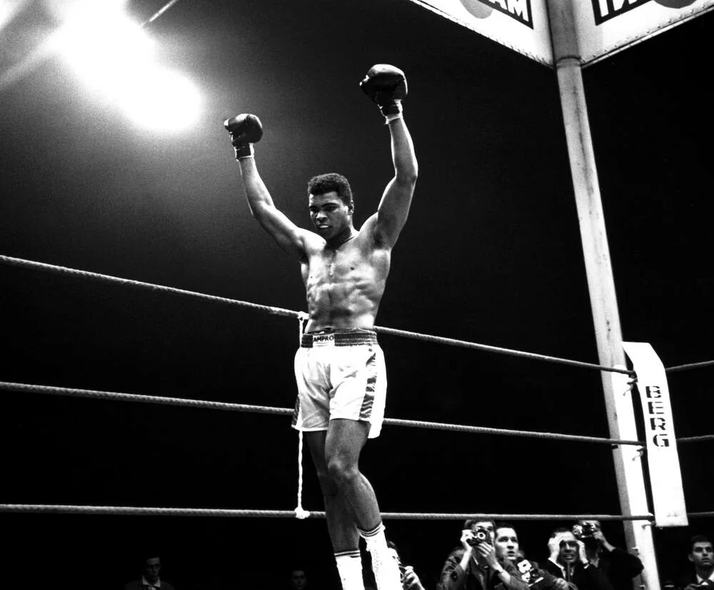 Muhammad Ali vittorioso sul ring