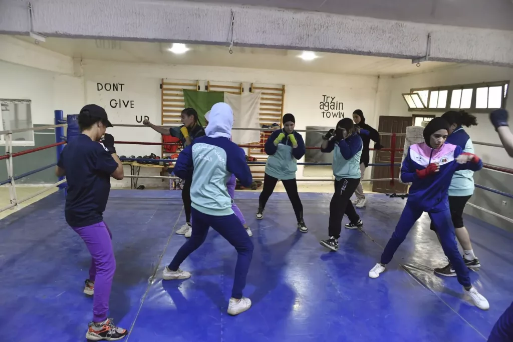 La palestra dove si allena Imane Khelif